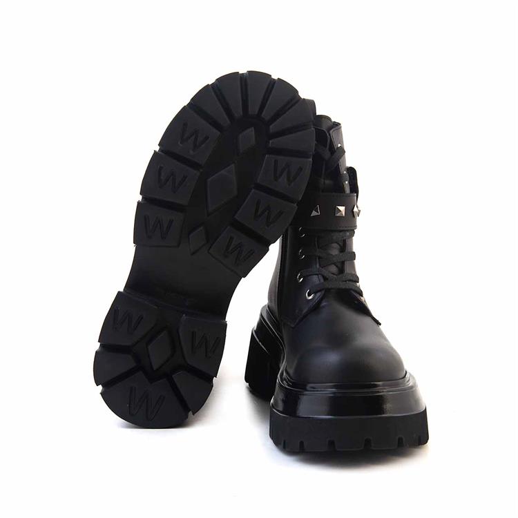 Kemal Tanca Kadın Hakiki Deri Eva Taban Siyah Günlük Bot