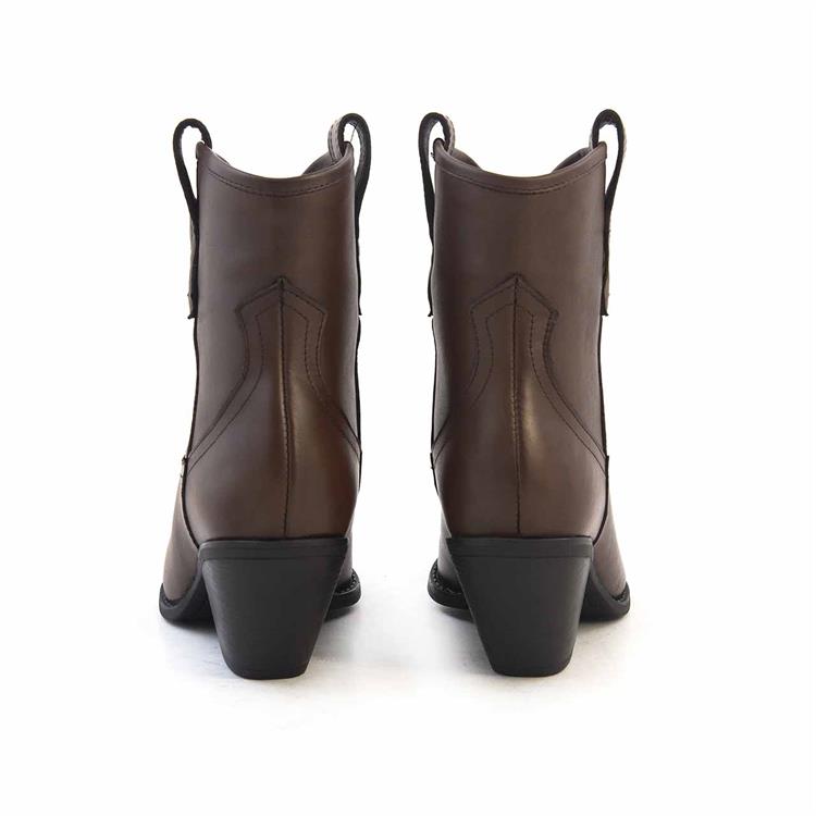 Kemal Tanca Kadın Hakiki Deri Tpu Taban Kahverengi Western Bot 