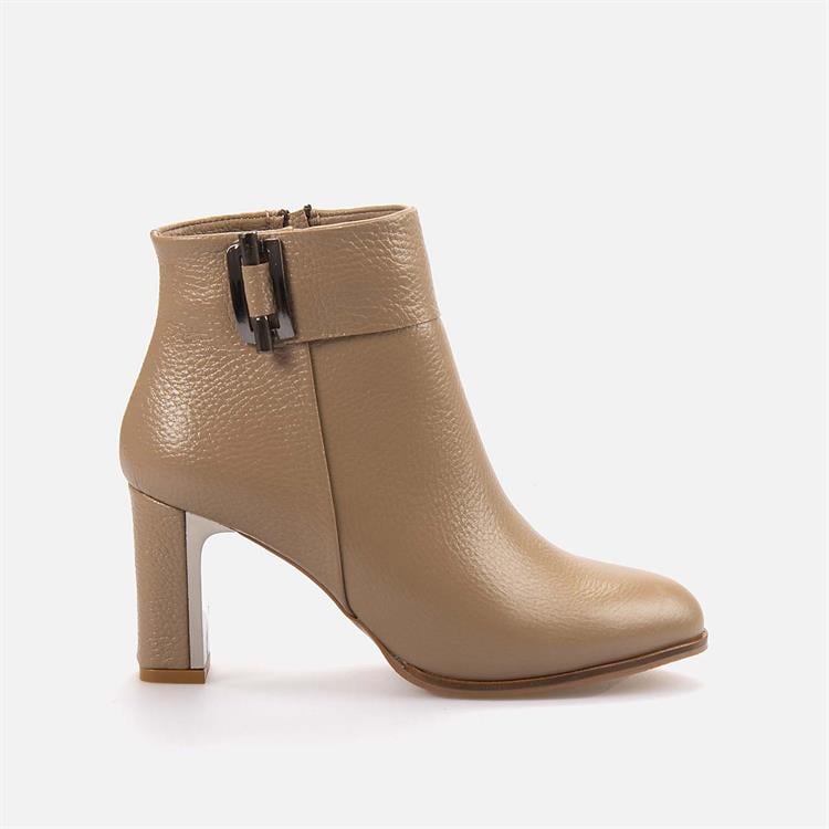 Kemal Tanca Kadın Hakiki Deri Kauçuk Taban Vizon Günlük Bot