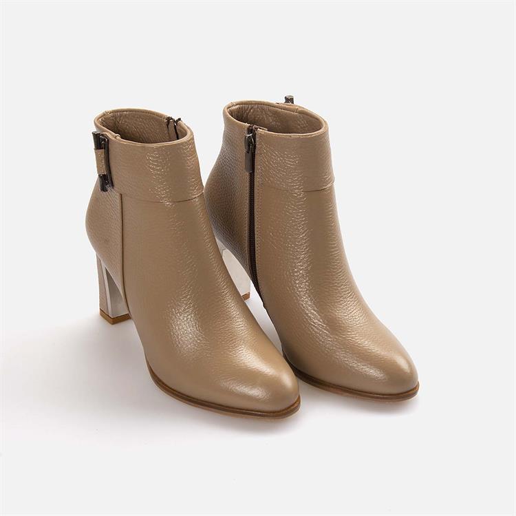 Kemal Tanca Kadın Hakiki Deri Kauçuk Taban Vizon Günlük Bot