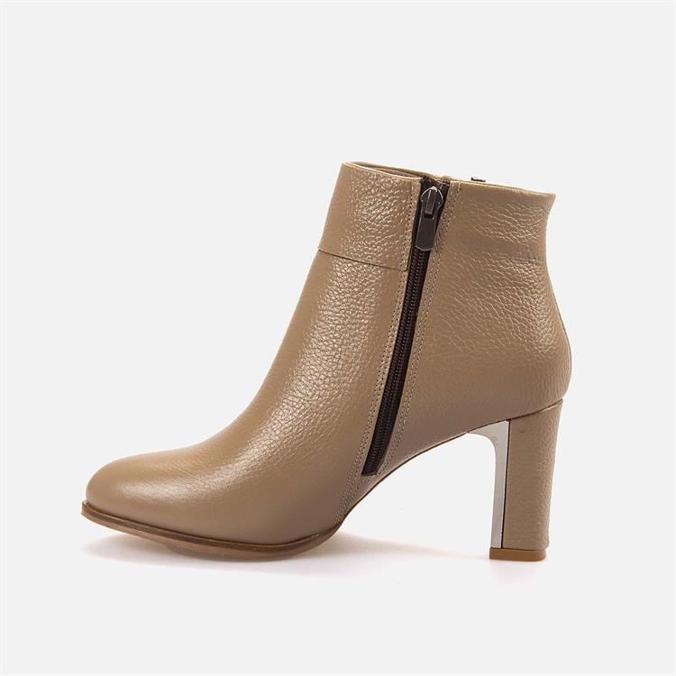 Kemal Tanca Kadın Hakiki Deri Kauçuk Taban Vizon Günlük Bot