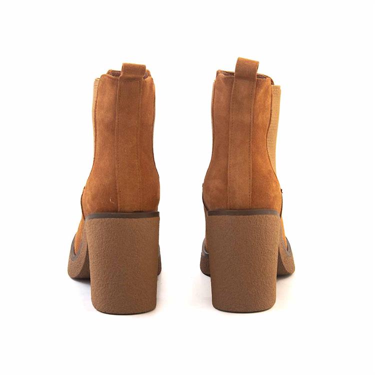 Kemal Tanca Kadın Hakiki Deri Kauçuk Taban Taba Süet Günlük Bot