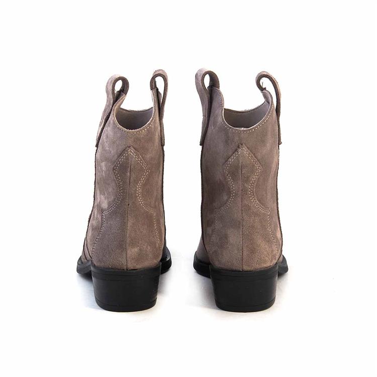 Kemal Tanca Kadın Hakiki Deri Tpu Taban Vizon Süet Western Bot 