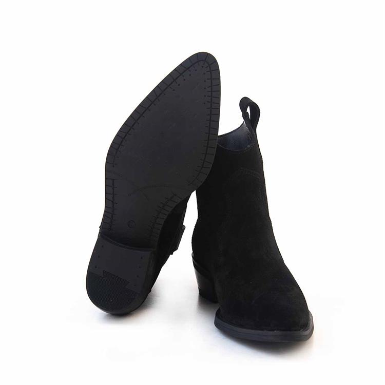 Kemal Tanca Kadın Hakiki Deri Tpu Taban Siyah Süet Günlük Bot