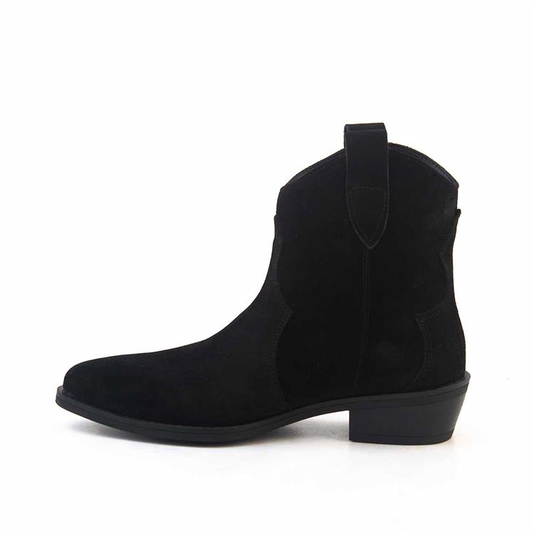 Kemal Tanca Kadın Hakiki Deri Tpu Taban Siyah Süet Günlük Bot