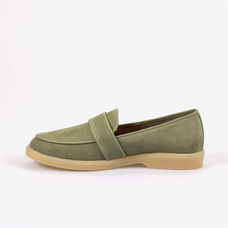 Kemal Tanca Kadın Casual Süet Loafer Ayakkabı Kauçuk Taban T101
