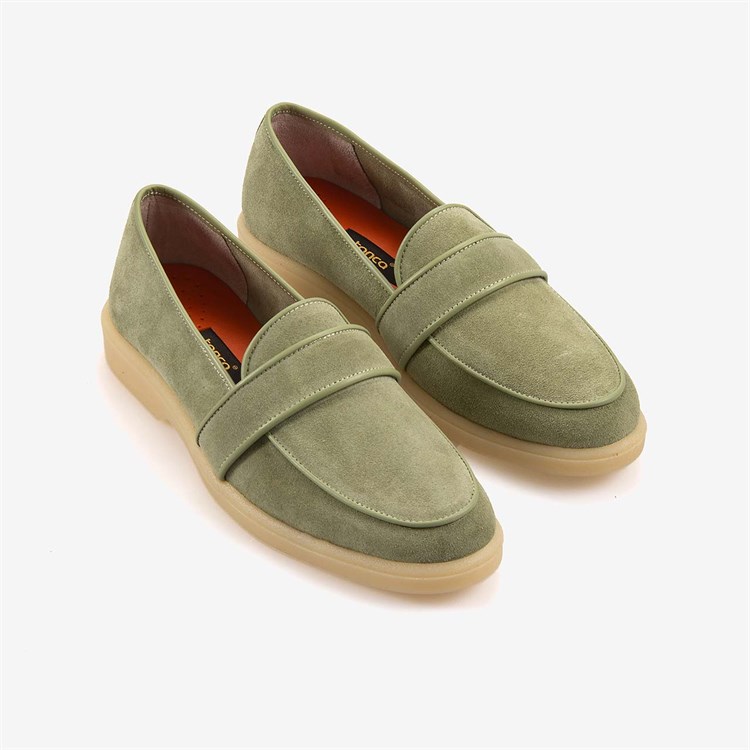 Kemal Tanca Kadın Casual Süet Loafer Ayakkabı Kauçuk Taban T101