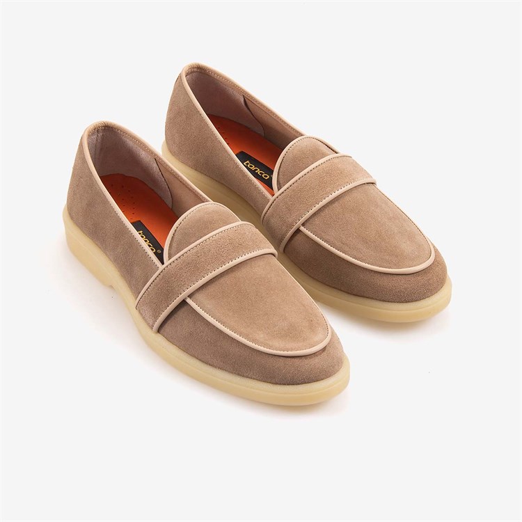 Kemal Tanca Kadın Casual Süet Loafer Ayakkabı Kauçuk Taban T101