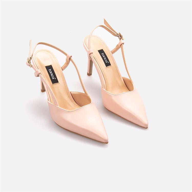 Kemal Tanca Kadın Vegan Microlight Taban Pudra Gece & Abiye Ayakkabı