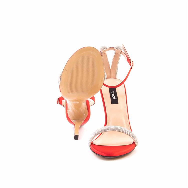 Kemal Tanca Kadın Vegan Neolit Taban Kırmızı Gece & Abiye Ayakkabı