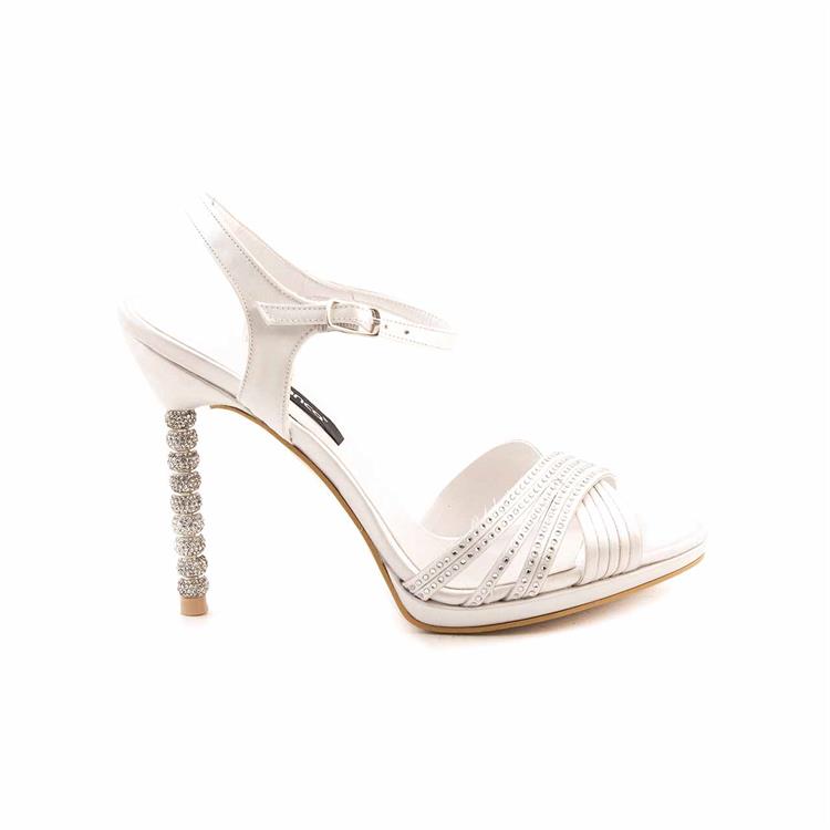 Kemal Tanca Kadın Beyaz  Vegan Neolit Taban Gece & Abiye Ayakkabı