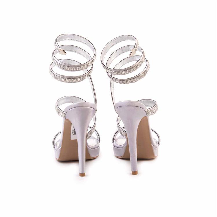 Kemal Tanca Kadın Vegan Gümüş Gece & Abiye Ayakkabı