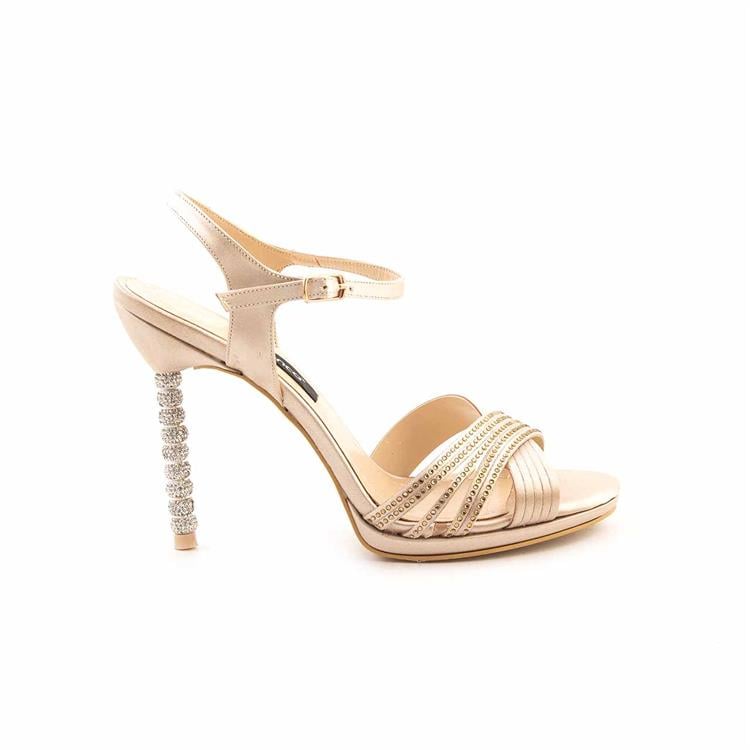 Kemal Tanca Kadın Vegan Neolit Taban Bal Rengi Gece & Abiye Ayakkabı