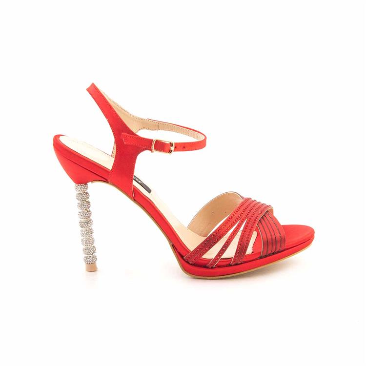 Kemal Tanca Kadın Vegan Neolit Taban Kırmızı Gece & Abiye Ayakkabı