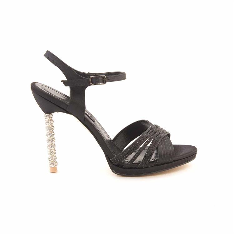 Kemal Tanca Kadın Vegan Neolit Taban Siyah Gece & Abiye Ayakkabı