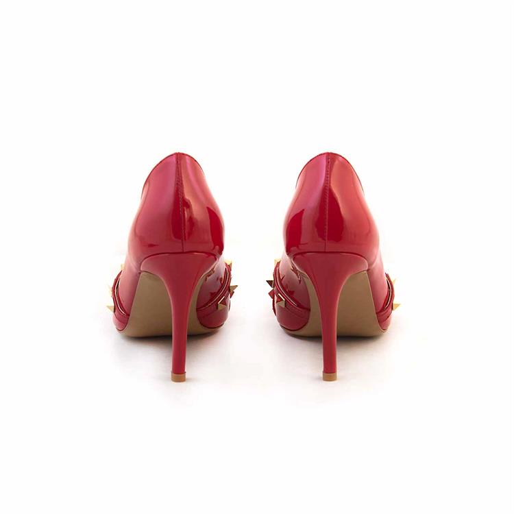 Kemal Tanca Kadın Rugan Deri Kırmızı Parlak Gece & Abiye Ayakkabı