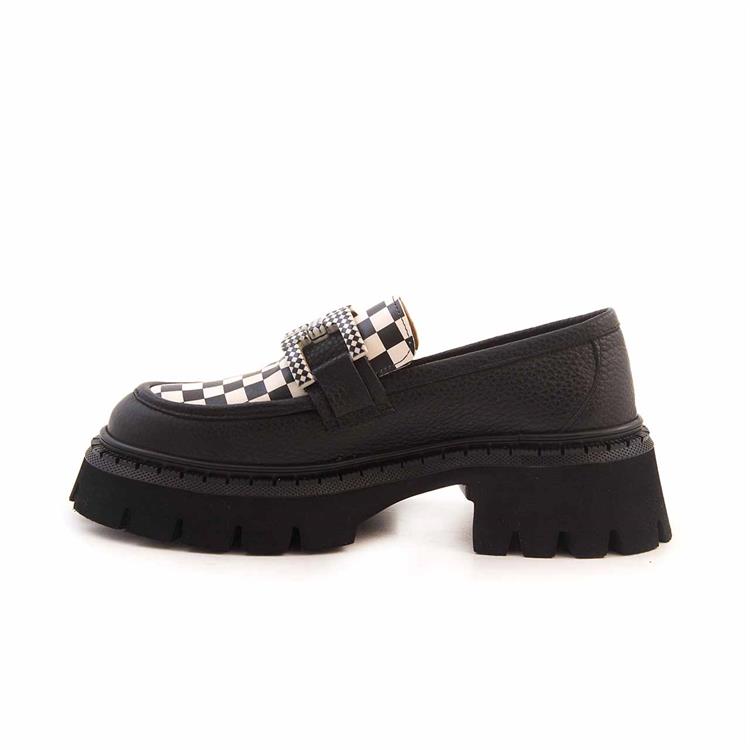 Kemal Tanca Kadın Hakiki Deri Eva Taban Siyah Günlük Ayakkabı