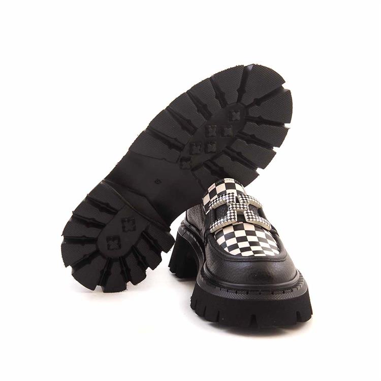 Kemal Tanca Kadın Hakiki Deri Eva Taban Siyah Günlük Ayakkabı