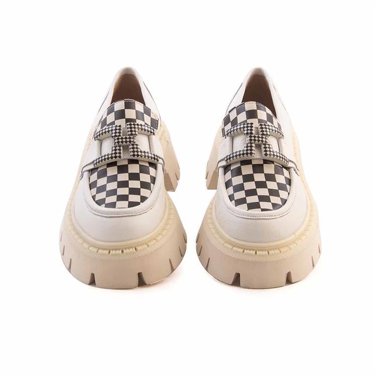 Kemal Tanca Kadın Hakiki Deri Eva Taban Beyaz Günlük Ayakkabı