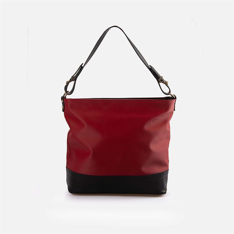 Kemal Tanca Kadın Saten Bordo Omuz Çantası 