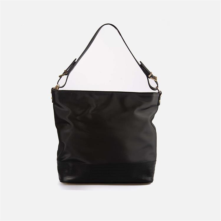 Kemal Tanca Kadın Saten Siyah Omuz Çantası 