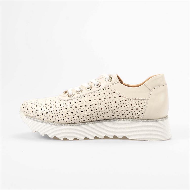 Kemal Tanca Kadın Hakiki Deri Eva Taban Bej Spor & Sneaker 