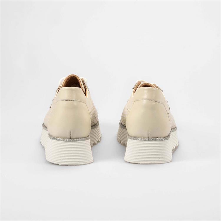 Kemal Tanca Kadın Hakiki Deri Eva Taban Bej Spor & Sneaker 