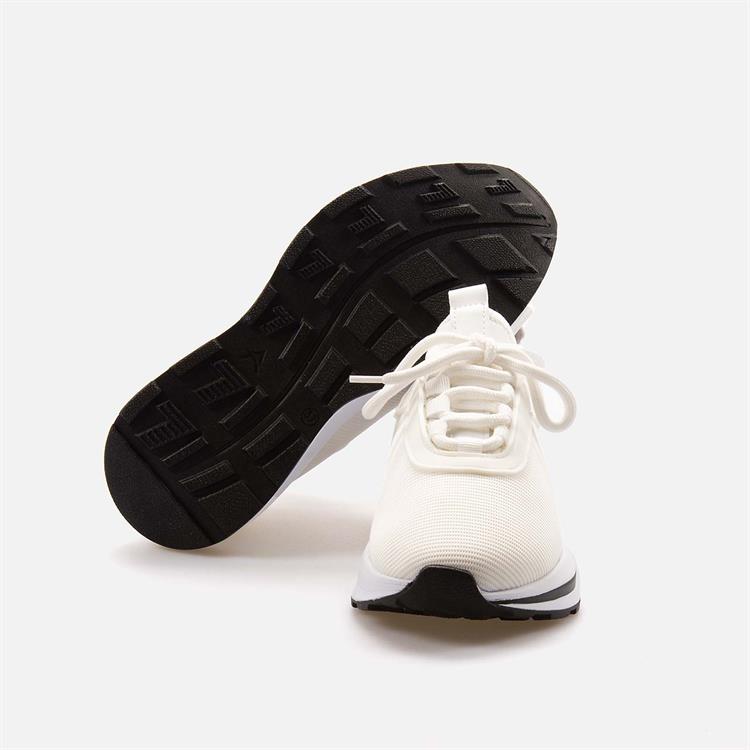Kemal Tanca Kadın Vegan Poli Taban Beyaz Spor & Sneaker Ayakkabı