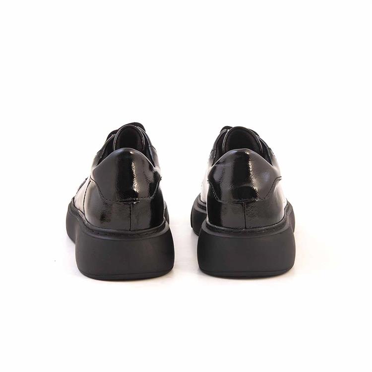 Kemal Tanca Kadın Rugan Deri Eva Taban Siyah Spor & Sneaker Ayakkabı