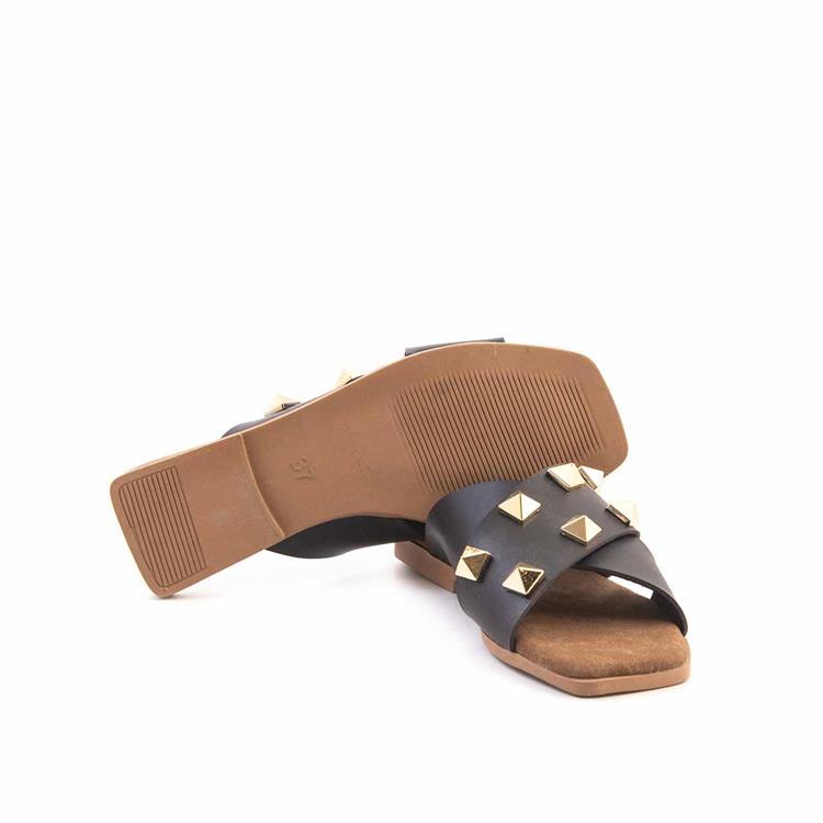 Kemal Tanca Kadın Vegan Poli Taban Siyah Terlik Terlik