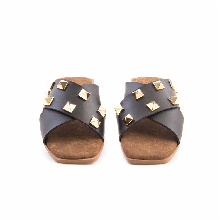 Kemal Tanca Kadın Vegan Poli Taban Siyah Terlik Terlik