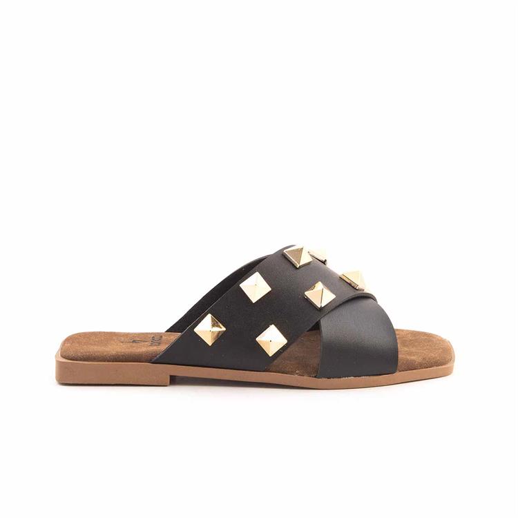 Kemal Tanca Kadın Vegan Poli Taban Siyah Terlik Terlik