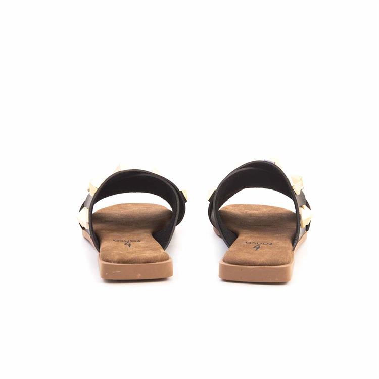 Kemal Tanca Kadın Vegan Poli Taban Siyah Terlik Terlik