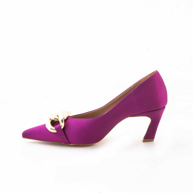 Kemal Tanca Kadın Mor Topuklu Ayakkabı