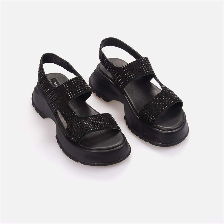 Kemal Tanca  Platform Topuk Kadın Sandalet 122-24