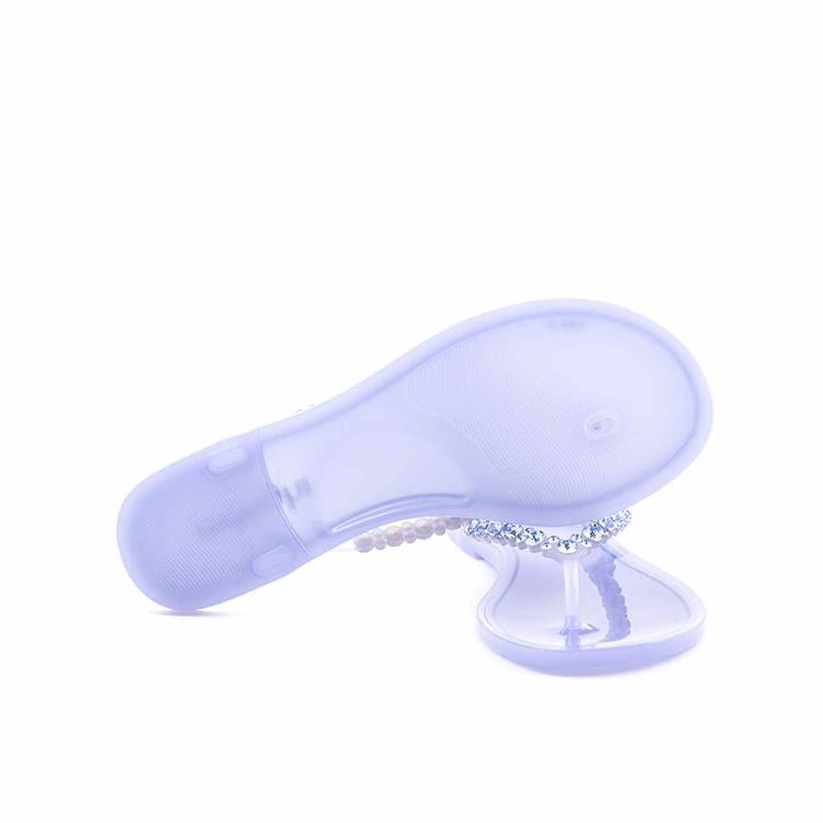 Menghi Kadın Pvc Pvc Taban Fleur Bleu Terlik Terlik