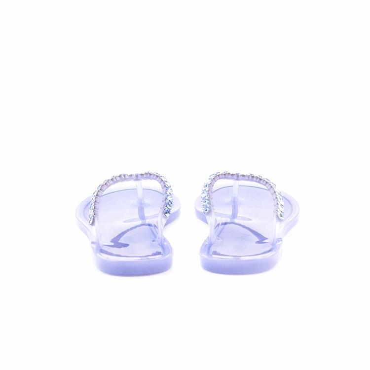 Menghi Kadın Pvc Pvc Taban Fleur Bleu Terlik Terlik