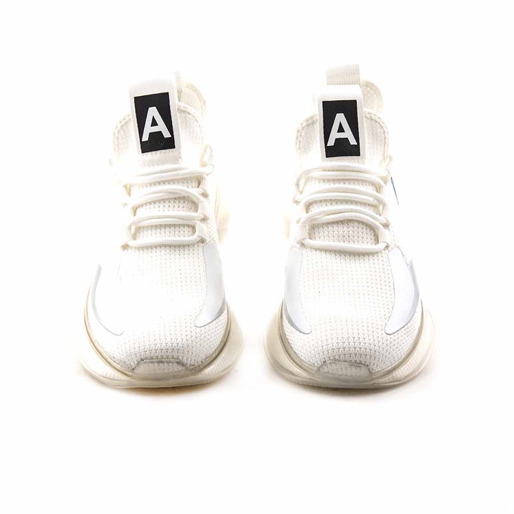 Mocassini Erkek Tekstil Havalı Taban Beyaz Spor & Sneaker Ayakkabı