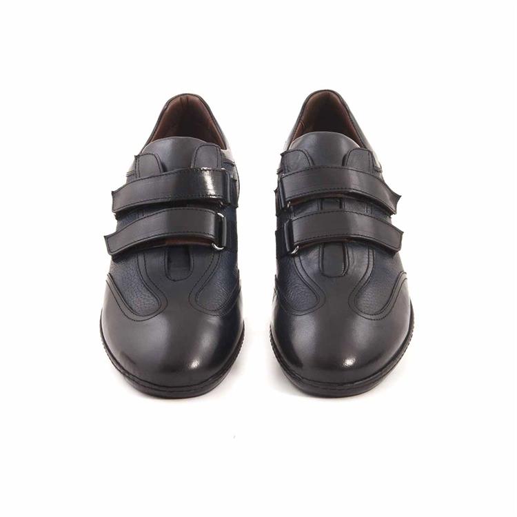 Mocassini Erkek Hakiki Deri Kauçuk Taban Lacivert Spor & Sneaker Ayakkabı