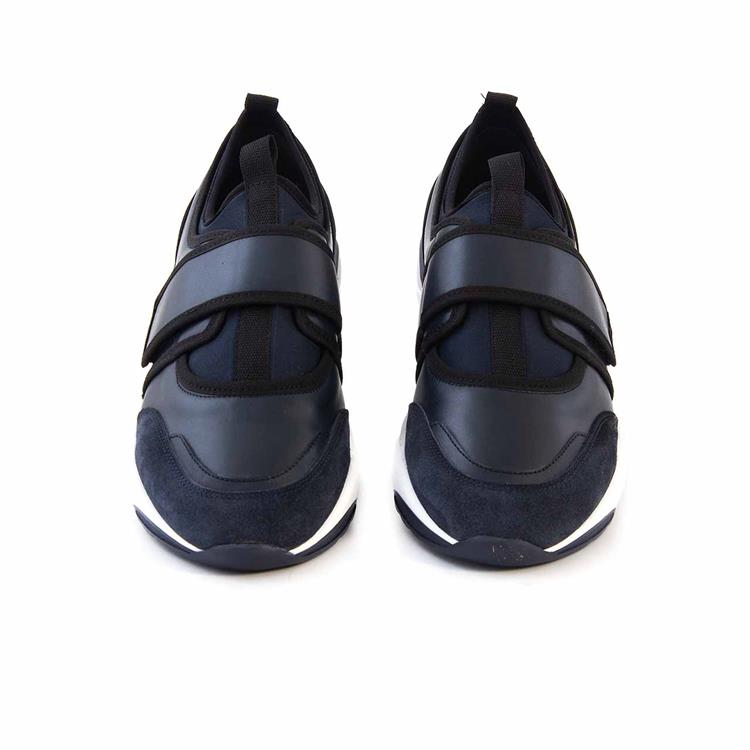 Mocassini Erkek Hakiki Deri Kauçuk Taban Lacivert Spor & Sneaker Ayakkabı