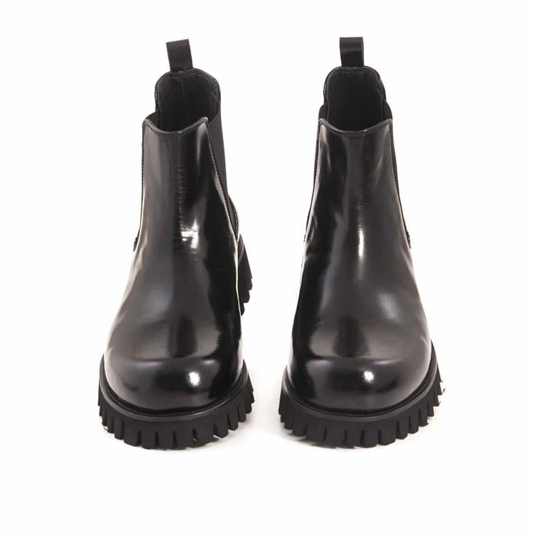 Mocassini Erkek Hakiki Deri Eva Taban Siyah Bot 