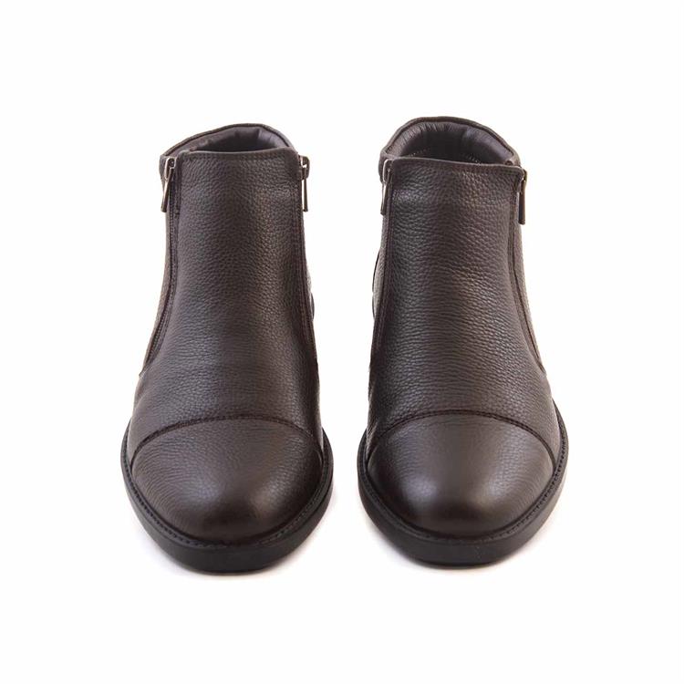 Mocassini Erkek Hakiki Deri Poli Taban Kahverengi Bot 