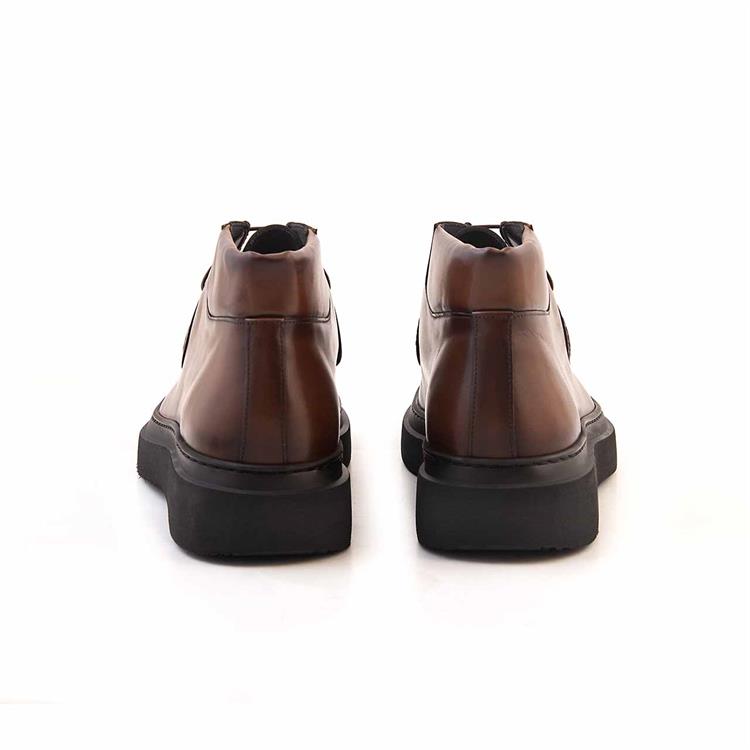 Mocassini Erkek Hakiki Deri Eva Taban Kahverengi Bot 