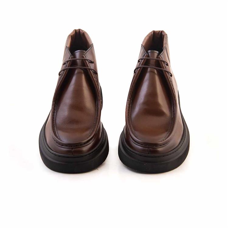 Mocassini Erkek Hakiki Deri Eva Taban Kahverengi Bot 