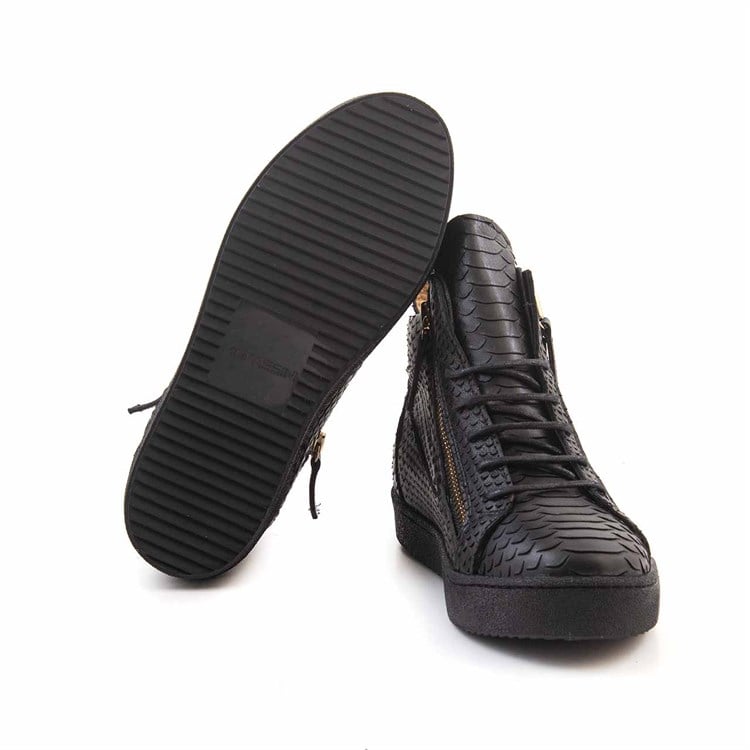 Mocassini Erkek Hakiki Deri Kauçuk Taban Siyah Bot 