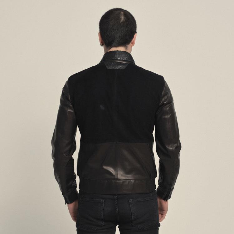 Mocassini Erkek Hakiki Deri Siyah Deri Mont