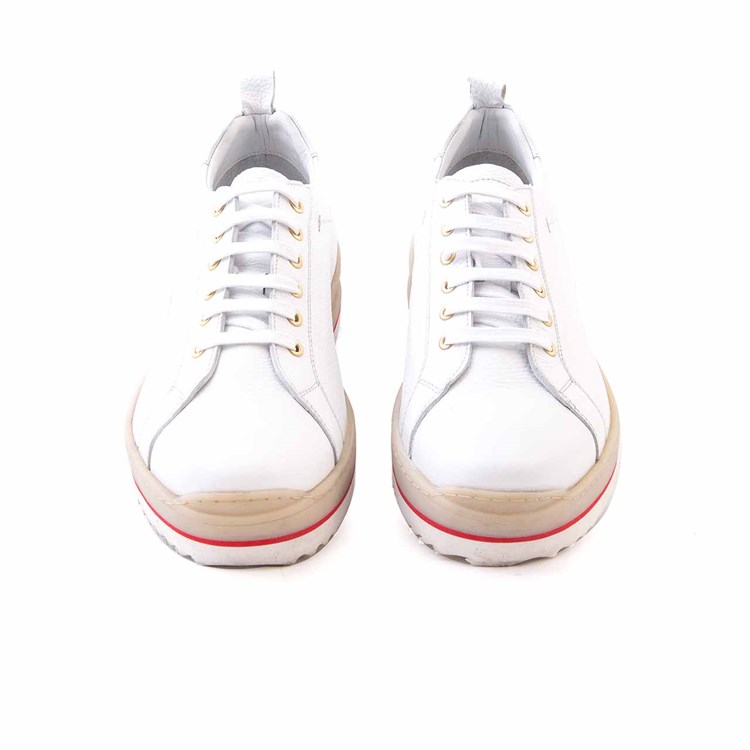 Mocassini Erkek Hakiki Deri Eva Taban Beyaz Günlük Ayakkabı