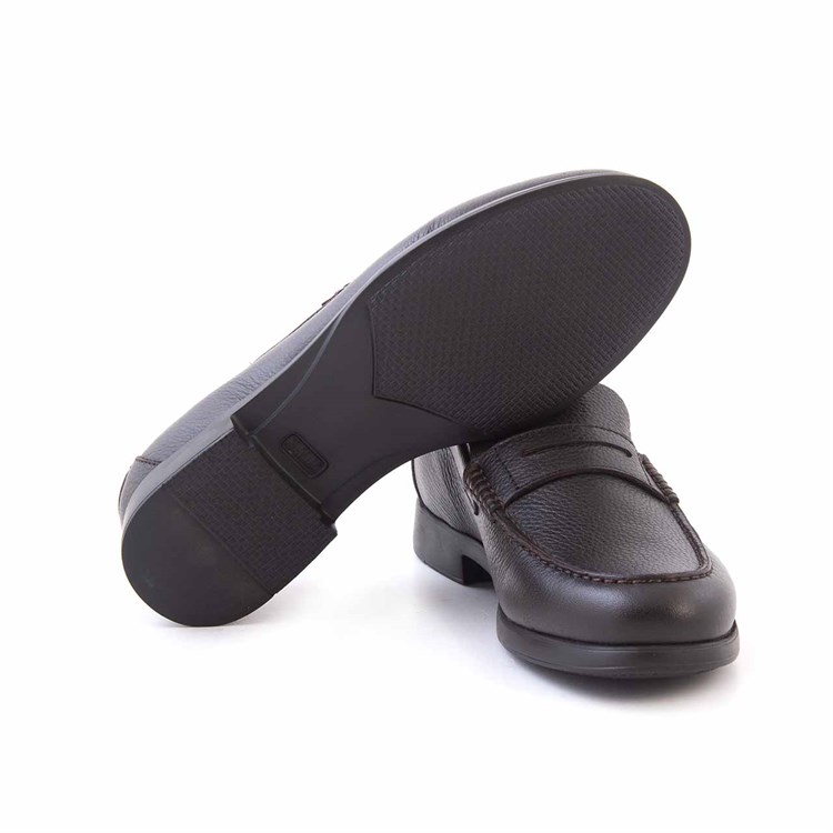 Mocassini Erkek Geyik Derisi Eva Taban Kahverengi Günlük Ayakkabı