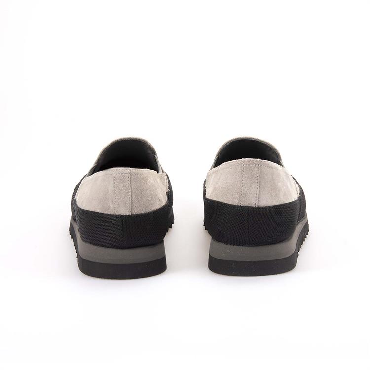 Mocassini Erkek Hakiki Deri Eva Taban Siyah - Gri Günlük Ayakkabı