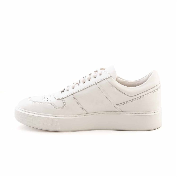 Mocassini Erkek Hakiki Deri Kauçuk Taban Beyaz Spor & Sneaker Ayakkabı